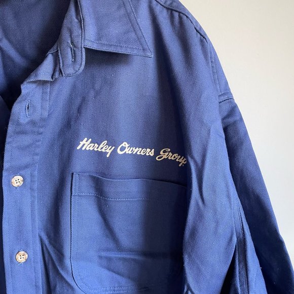 Harley-Davidson Harley Owners Group HOG Mechanic Style Shirt Size 4X - Picture 3 of 5